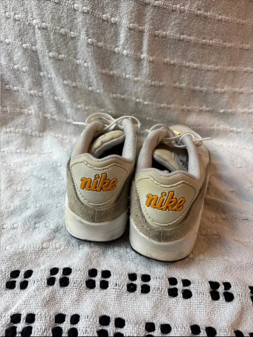 Nike Women's Air Max Sneakers in Cream and Beige
